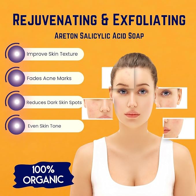 Salicylic Acid Scrub Soap with Niacinamide,