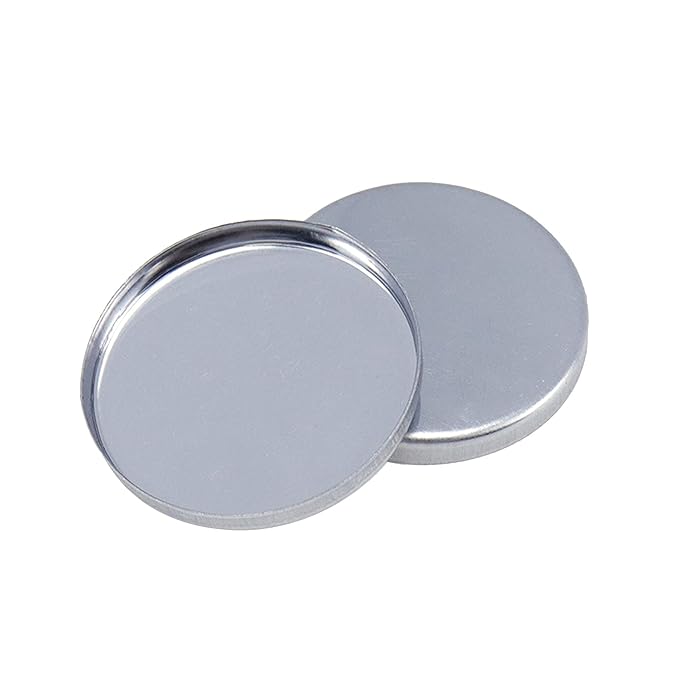 Pack of 30 Empty Round Metal Pans 26mm