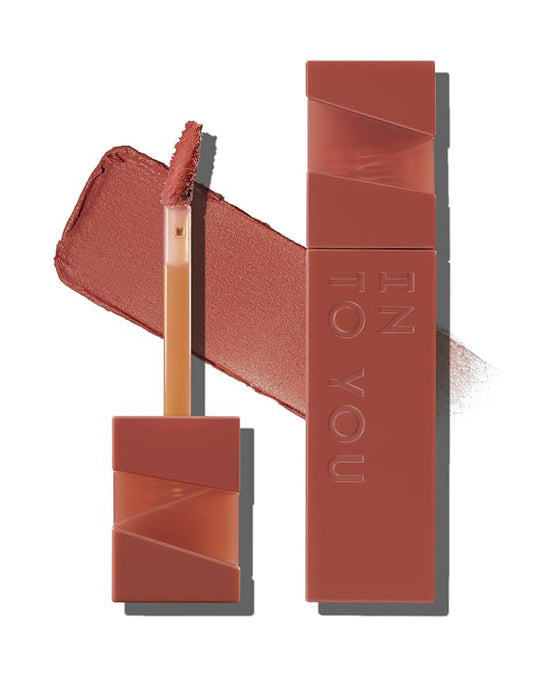 INTO YOU Matte Lipstick Velvet Lip Stain Lip Mud Long Lasting Waterproof Lipstick Lip Gloss Makeup Moisturizing Lipstick for Women (L-Cn01)
