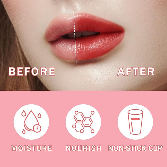 4 Pcs Fruit Lip Stain Set, lasting