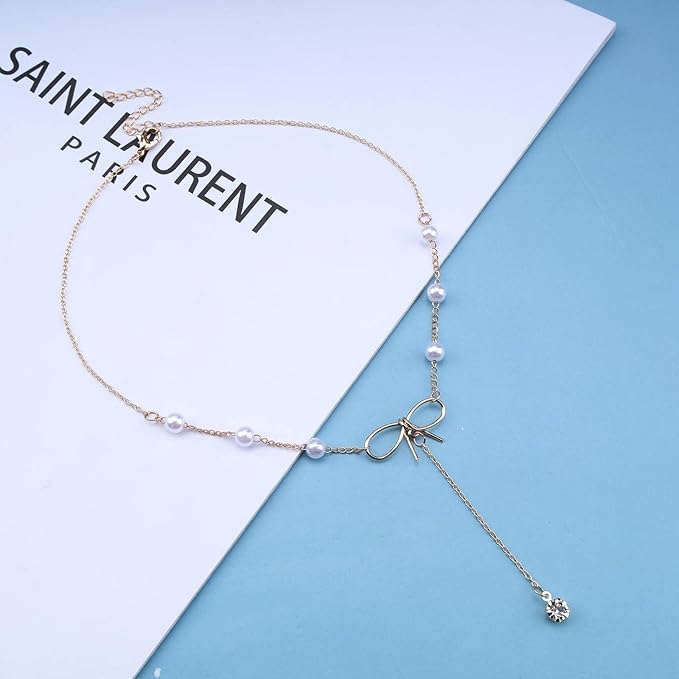 Bohemia Crystal Y Lariat Necklace Chain