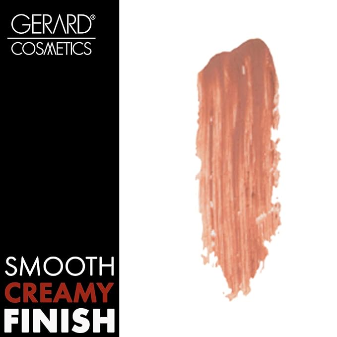 Gerard Cosmetics Lipstick Nude | Nude Lipstick with Comfort Matte Finish | Highly Pigmented, Smooth Formula with Hydrating Ingredients | Long Lasting | Cruelty Free & Made in USA
