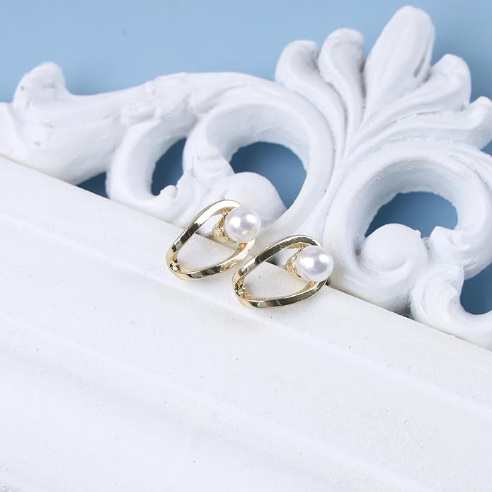 Vintage Pearl Claw Earrings Pearl Claw