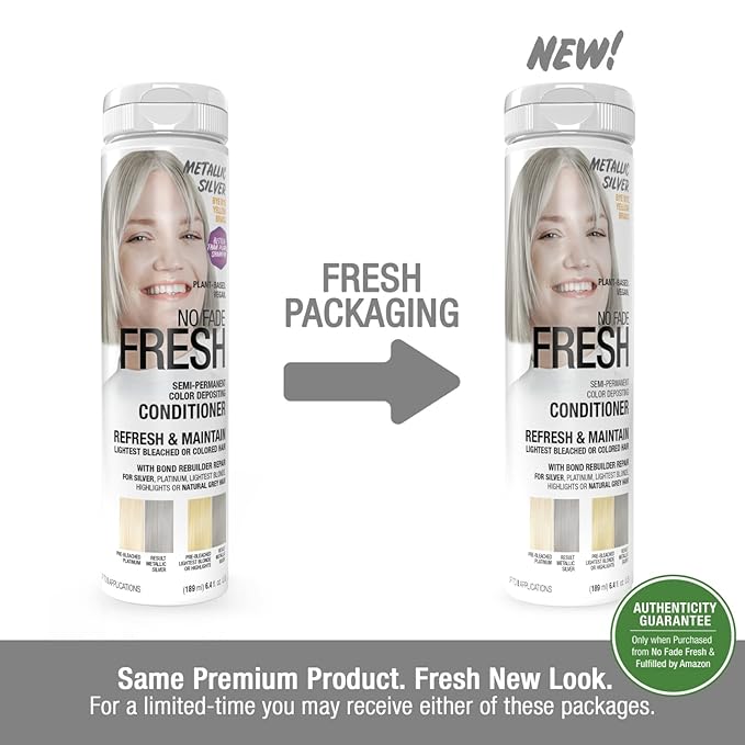 Metallic Silver Color Depositing Conditioner