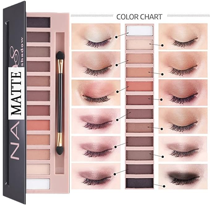 All in One Makeup Kit For Girls12 Colors