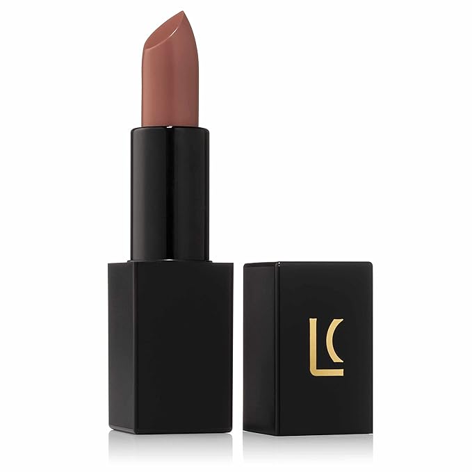 Semi-Matte Lipstick - Blissful, Barely There Beige - Natural Moisturizing Ingredients for All Day Wear - Paraben-Free, Cruelty-Free, Vegan Formula - Hydrating Highly-Pigmented Lip Makeup