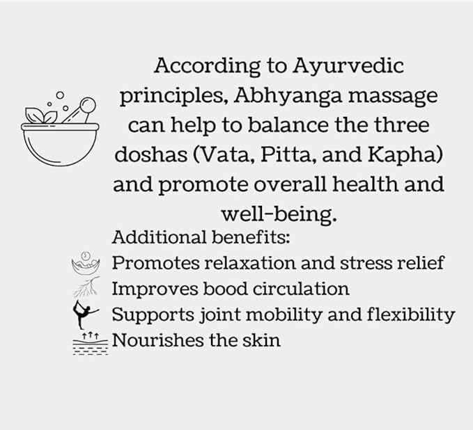 Organic Herbal Self-Massage Body Oil | Ayurvedic Recipe | 10 FL OZ