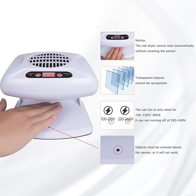 Air nail dryer with automatic