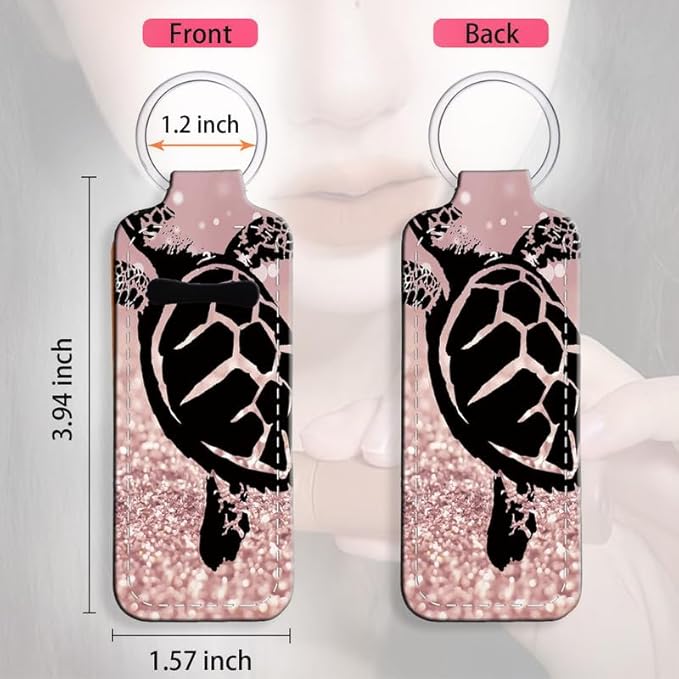 Chapstick Holder Keychain Holder Neoprene Lip Balm Lipstick