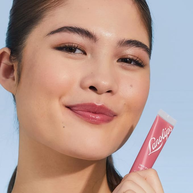 Lanolips Tinted Balm, Rhubarb - Moisturizing