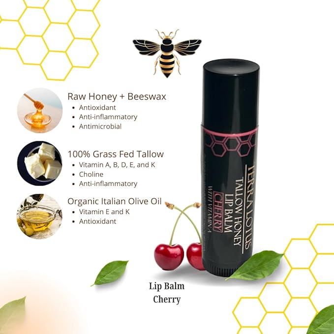 Tallow Lip Balm (3 Pack) -
