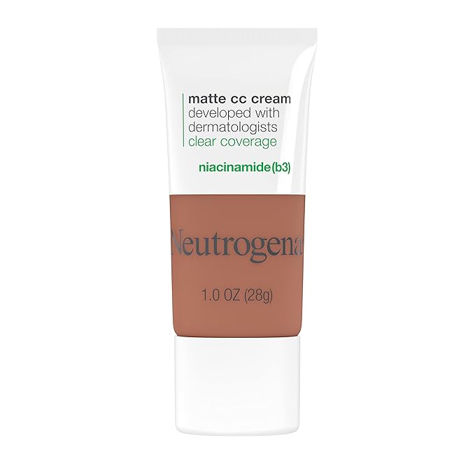 NEUTROGENA Clear Coverage Color Correcting Cream . 8.0 / Amber 1.0 oz