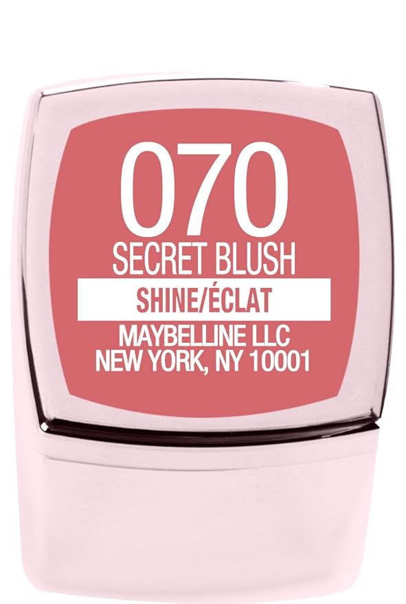Maybelline New York Color Sensational Shine Compulsion Lipstick Makeup, Secret Blush, 0.1 Ounce