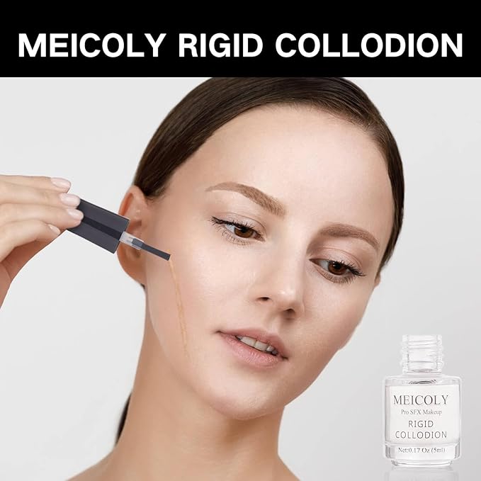 MEICOLY Rigid Collodion and Remover Kit,Scarring Liquid