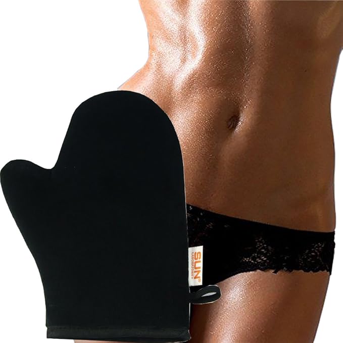 Sun Laboratories By Giesee Back Tanning Applicators - Self Tanner Back Applicator Kit with Mitt - Ideal for Even Sunless Tanning and Smooth Application