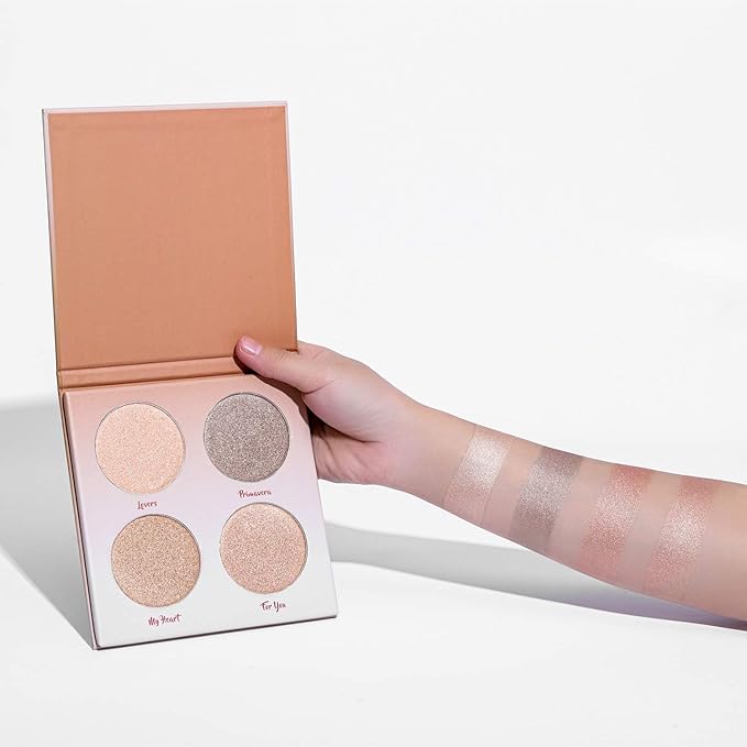 Highlighter Palette,Highlighter Makeup Palette, Glow Bronzer Highlighter Powder makeup palette