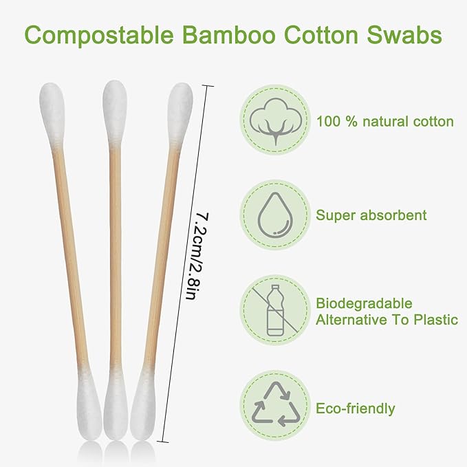 800 count cotton swabs for
