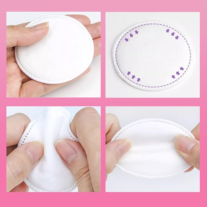 100 pack cotton pads, individually