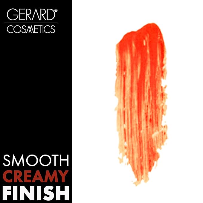 Gerard Cosmetics Lipstick Mai Tai | Orange Lipstick with Luxe Satin Finish | Highly Pigmented, Smooth Formula with Hydrating Ingredients | Long Lasting | Cruelty Free & Made in USA
