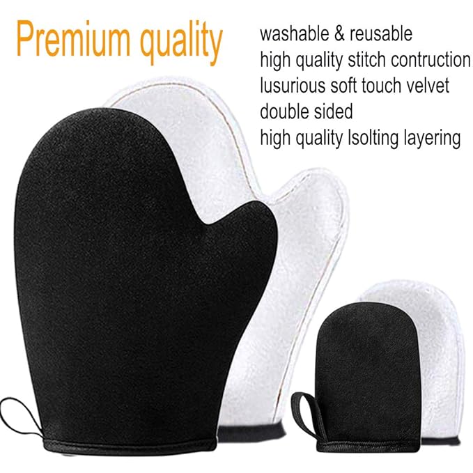 Tanning Mitts Self Tanner Mitt Applicator, Self Tanning Mitt Applicator, Self Tanner Kit, Self Tanning Glove for Self Tan Mit, Self Tanning Applicator Mitt, Self Tanning Kit, Self Tanner Glove
