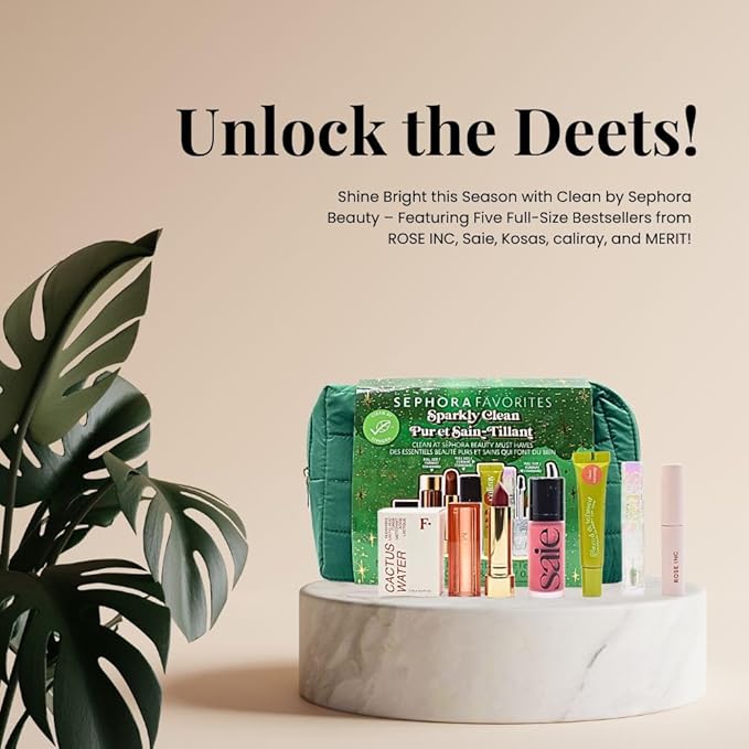 Sephora Favorites Holiday Sparkly Clean Beauty