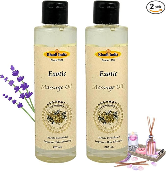 Exotic Massage Oil: A Luxurious Blend (Set of 2)