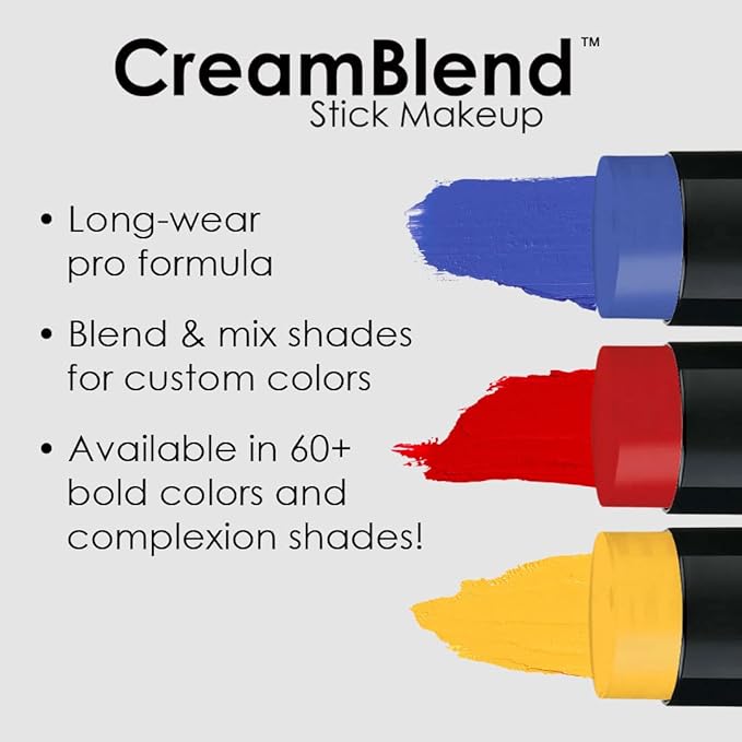 Mehron Makeup CreamBlend Stick | Face Paint, Body (Pastel Pink) 75 oz