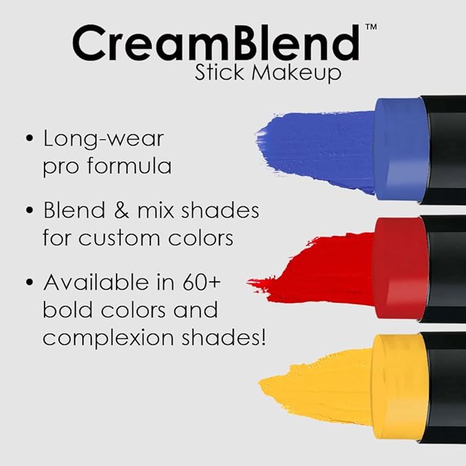 Mehron Makeup CreamBlend Stick - Body Paint (.) (Light Auguste) 75 oz