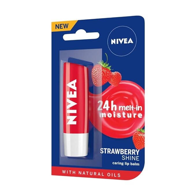 Nivea Lip Care Fruity Shine Strawberry, 4.8g 4.8g
