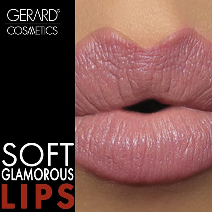 Gerard Cosmetics Lipstick Berry Smoothie | Berry Pink Lipstick with Luxe Cream Finish | Highly Pigmented, Smooth Formula with Hydrating Ingredients | Cruelty Free & Made in USA