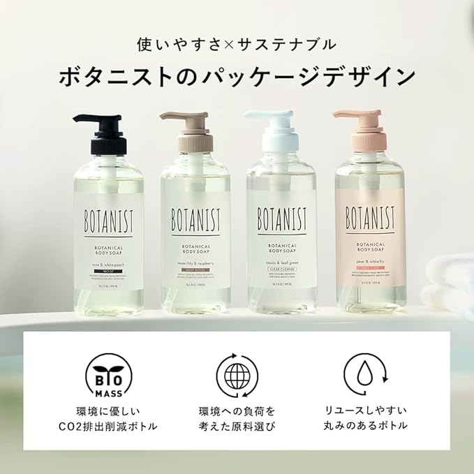 Botanist Moisturizing Body Wash/Soap Pump, Botanical