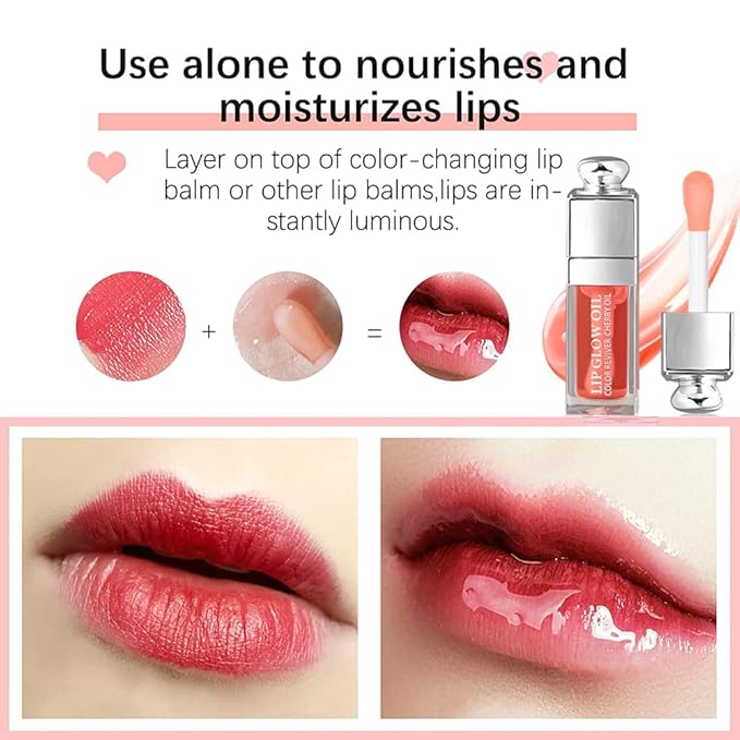 Fruit Flavored No-Sticky Lip Gloss Balm
