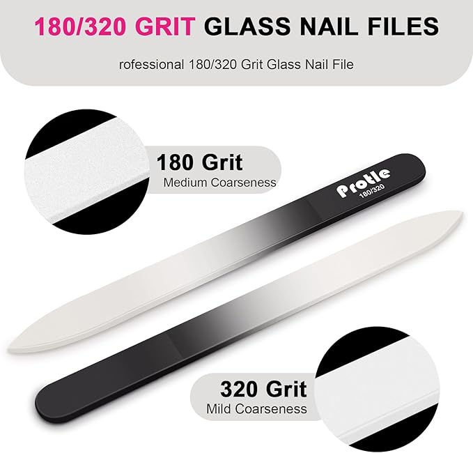 Glass Nail Files for Natural