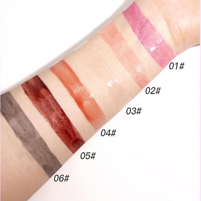 Magic Color Changing Lip Oil, 2024 New Warm Change Moisturizing Lip Gloss Hydrating Lip Oil, New Upgraded Magic Big Brush Color Changing Lip Oil Long Lasting Nourishing (Clear 03#)