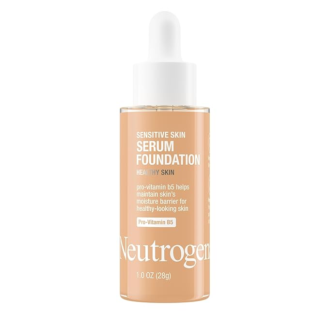 Neutrogena Healthy Skin Sensitive Skin Serum Foundation with Medium 01, 1 oz