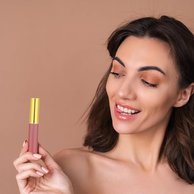 Empty Lip Gloss Tubes with Wand Clear Plastic Gloss