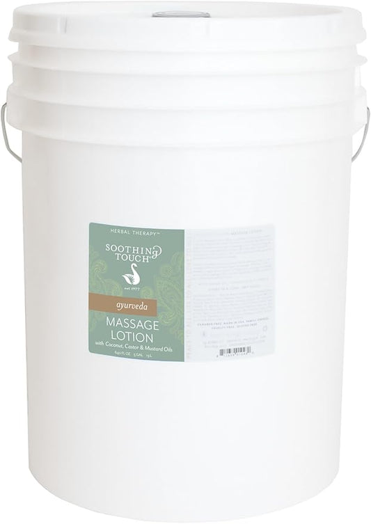 Soothing Touch Ayurveda Massage Lotion, Unscented, 640 Ounce