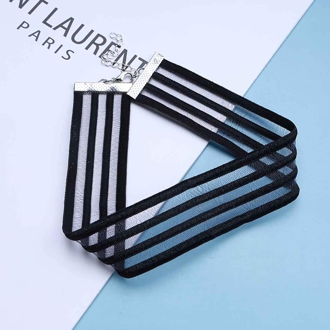 Bohemia Lace Choker Necklace Short Black