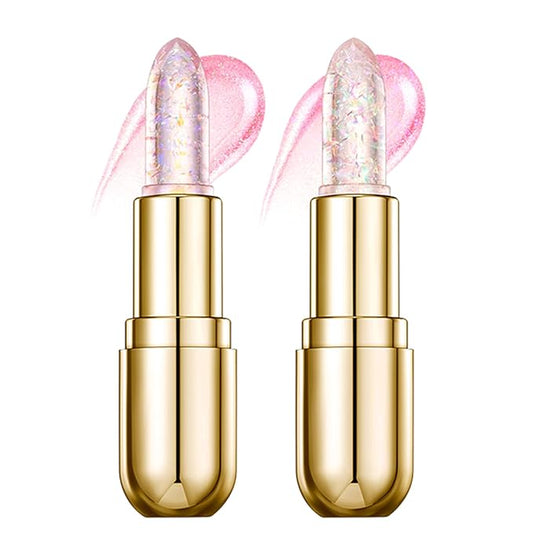 Glitter Jelly Lipstick, Glitter Lip Gloss, Glimmer Balm Glitter