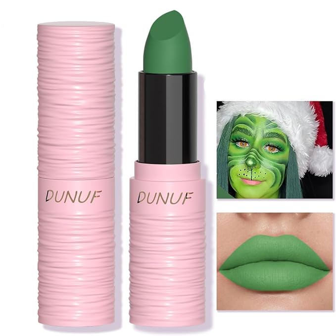 St Patricks Day Green Matte Lipstick, Green Lip Green