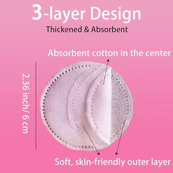 100 pack cotton pads, individually
