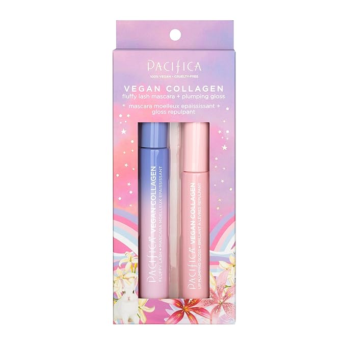 Pacifica Beauty Vegan Collagen Lash and Lip Kit