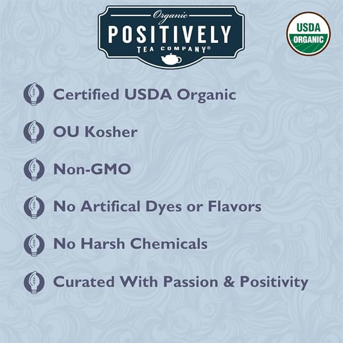 Organic Positively Tea Company, White Mimosa White Tea, Loose Leaf, 16 Ounce