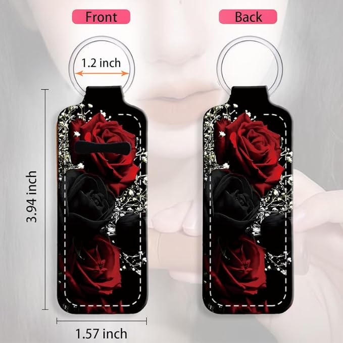 Chapstick Holder Keychain Holder Neoprene Lip Balm Lipstick