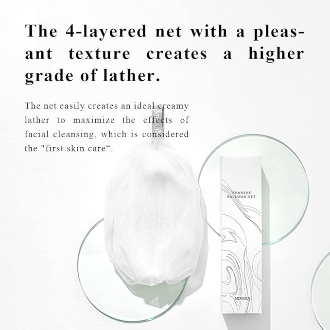 Foam Face Wash Soap Foaming Net,