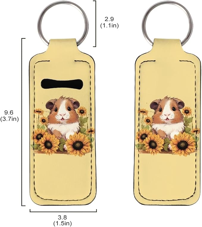 Sunflower Guinea Pig Print Lip Balm
