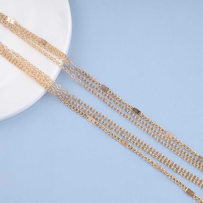 Boho Layered Necklace Choker Vintage Gold