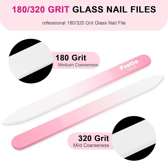 Glass Nail Files for Natural
