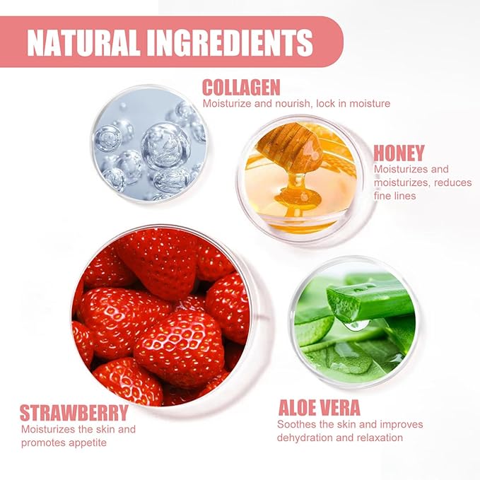 Watermelon Lip Balm, Honey Strawberry Apple (Watermelon)