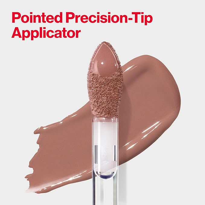 Revlon Liquid Lipstick, Face Makeup, ColorStay Satin Ink, Longwear Rich Lip Colors, Formulated with Black Currant Seed Oil, 001 Your Go-To, 0.17 Fl Oz